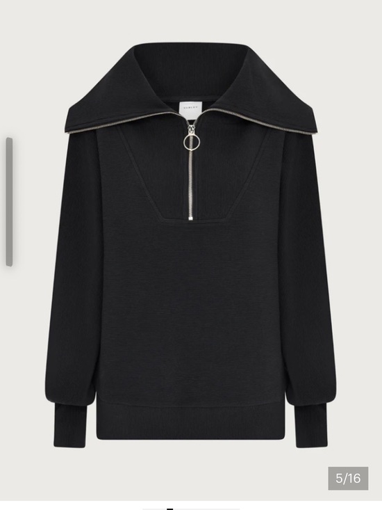 Varley Sweaters - Varley Vine Black Half-Zip Pullover Sweater